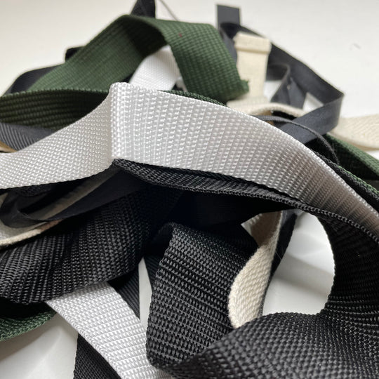 ½" (13mm)   Webbing Trim - Multi - 8 Pack