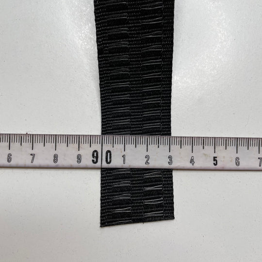 1 ¼" (32mm)   Webbing Trim - Black - 2M Bundle
