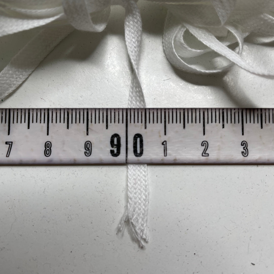 ¼" (6mm)  Twill Tape Trim - White - 4M Bundle