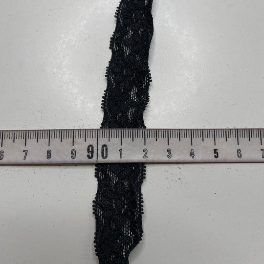 1" (25mm) Stretchy Scalloped Mesh Lace Trim - Multi Pack - FABCYCLE Deadstock and Sustainble Fabrics and Sewing Supplies