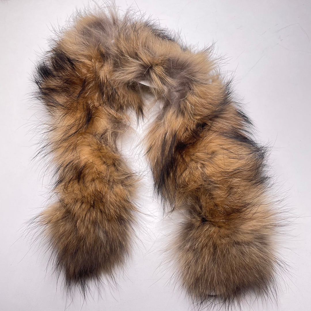 2" (51mm)   Fur Trim - Brown/Cream - 0.65M Bundle