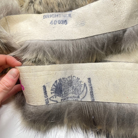 2" (51mm)   Fur Trim - Brown/Cream - 0.65M Bundle