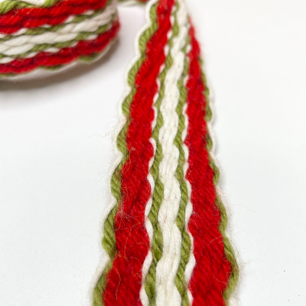 1" (25mm) Yarn Braided Trim - Multi - 0.75M Bundle (6669326221425)