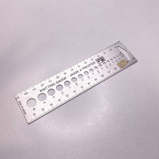 Knitting Gauge Tools - Silver - Individual (6795748081777)