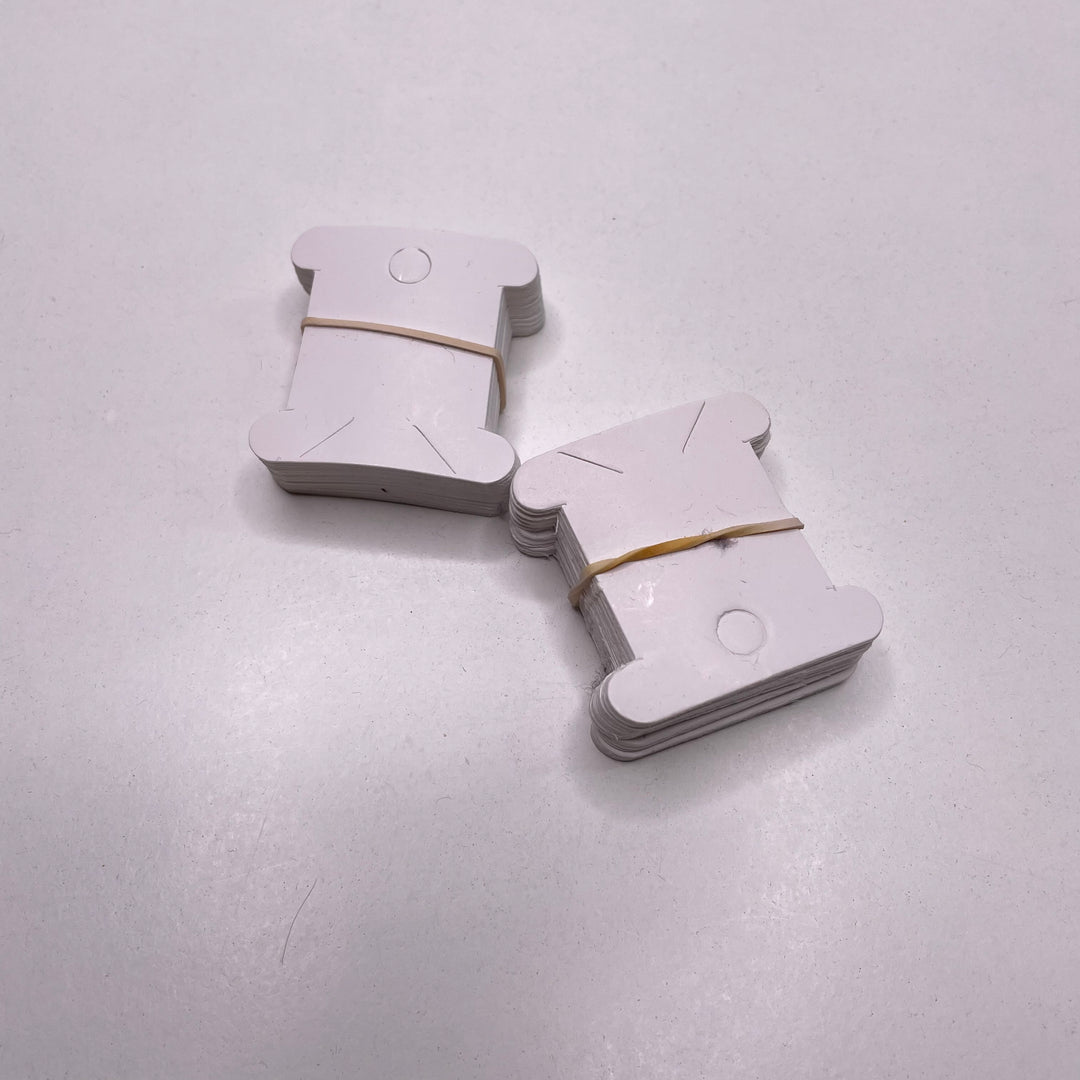 Thread Sample Card Tools - White - 20 Pack