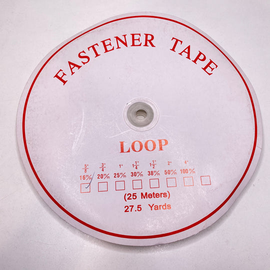 Loop Side Roll Velcro - Cream - Individual (6799967551601)