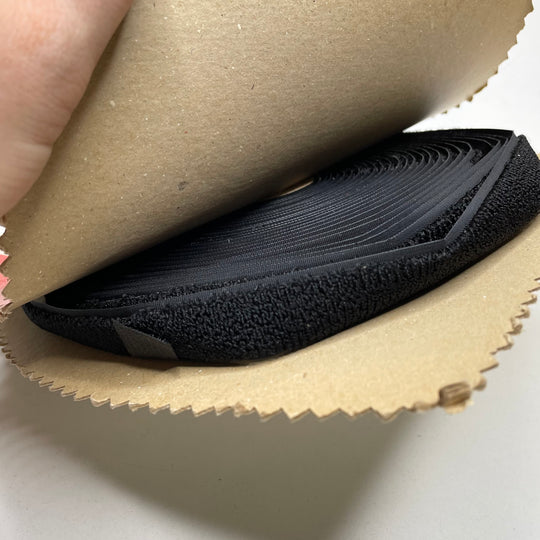 Long Loop Side Velcro - Black - Individual (6799978168433)