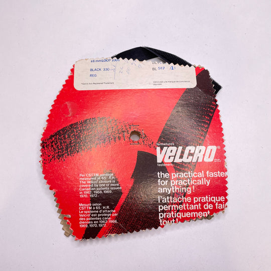 Long Loop Side Velcro - Black - Individual (6799978168433)