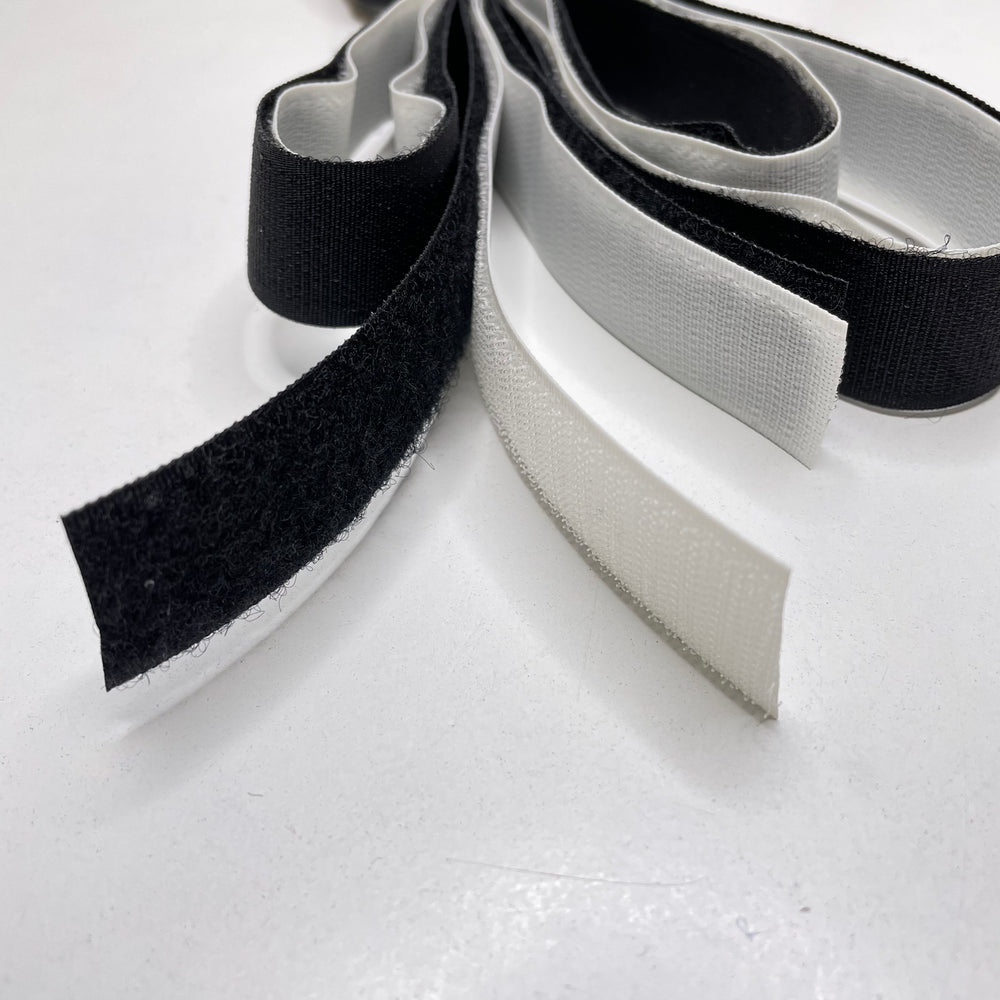 B W Hook And Loop Velcro - Black/White - Individual (6799841722481)