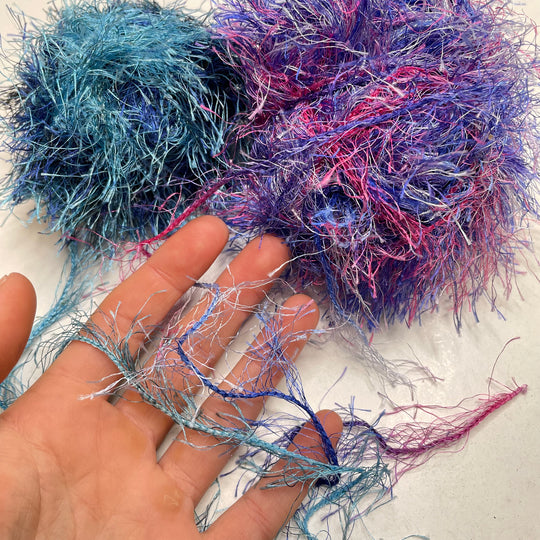 Ball Yarn - Blue/Purple - 2 Pack (6812128870513)