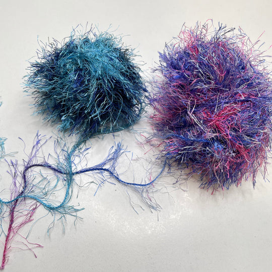 Ball Yarn - Blue/Purple - 2 Pack (6812128870513)