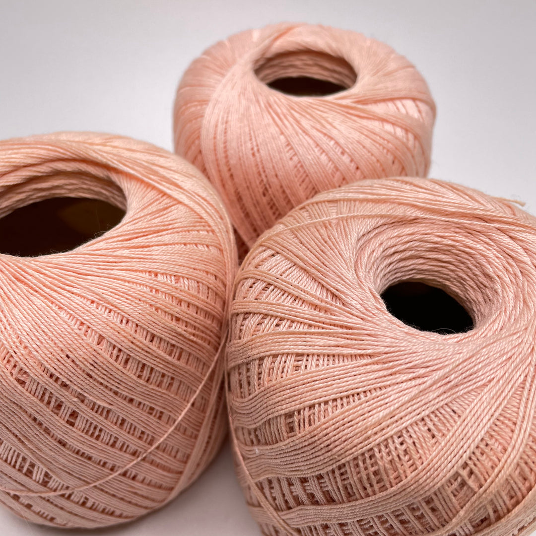 Crochet Thread Yarn - Peach - 3 Pack (6782237868145)