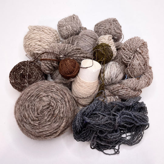 Beige Yarn Grab Bag Yarn - Beige Multi - 10 Pack (6782272045169)