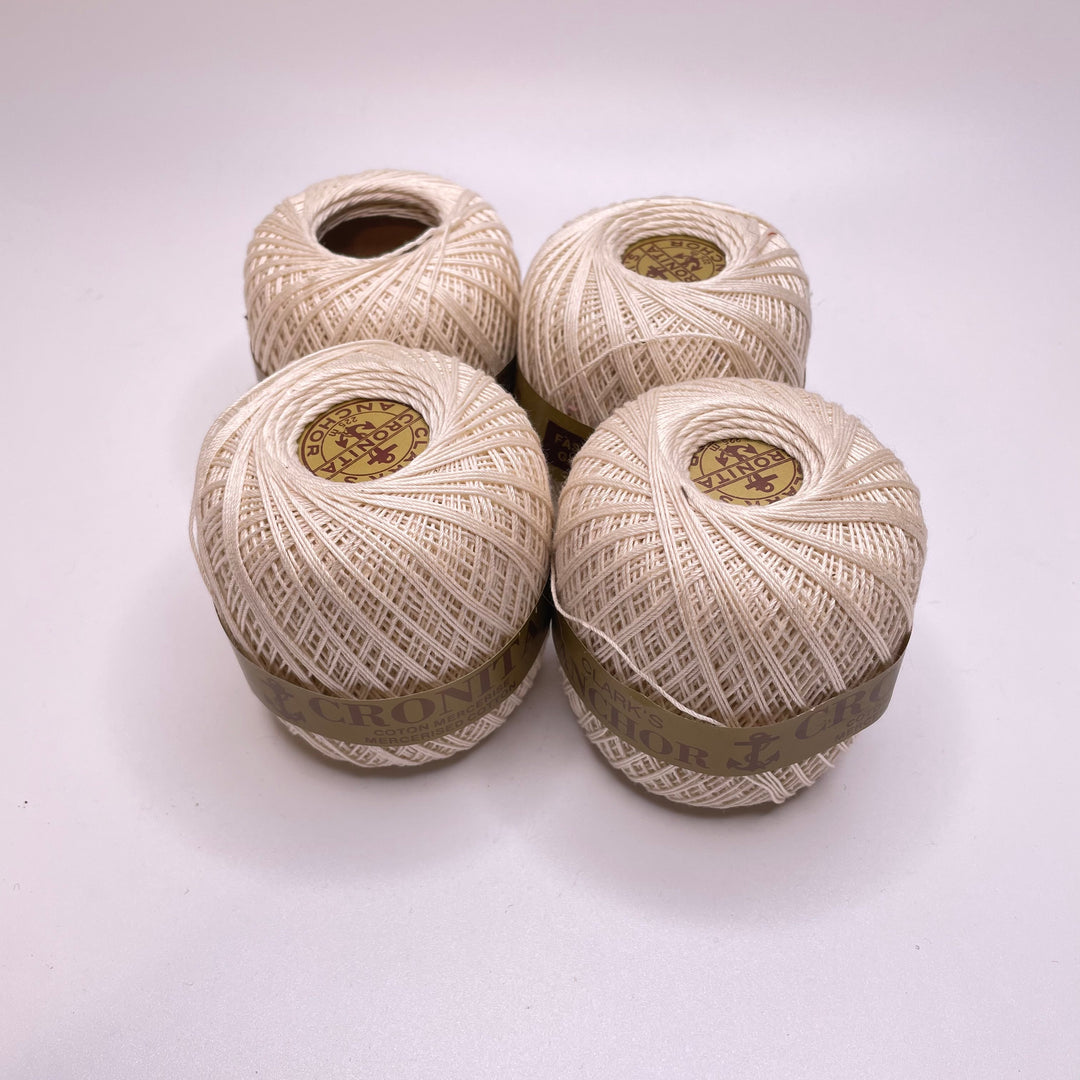Cronita Crochet Yarn Yarn - Cream - Individual (6783374786673)