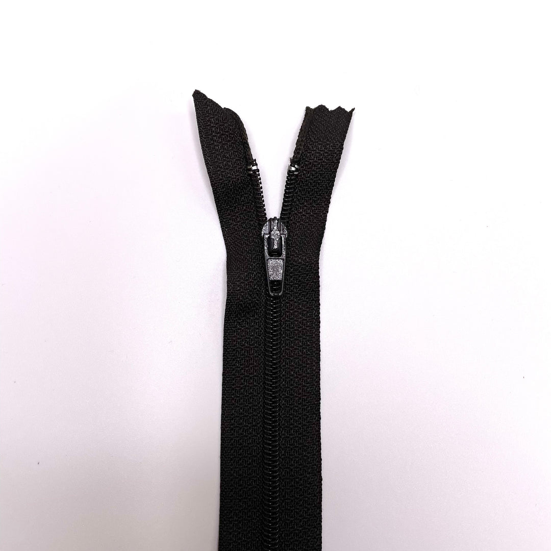 8" Coil Zipper - Closed End - Dark Brown (6753569013873)