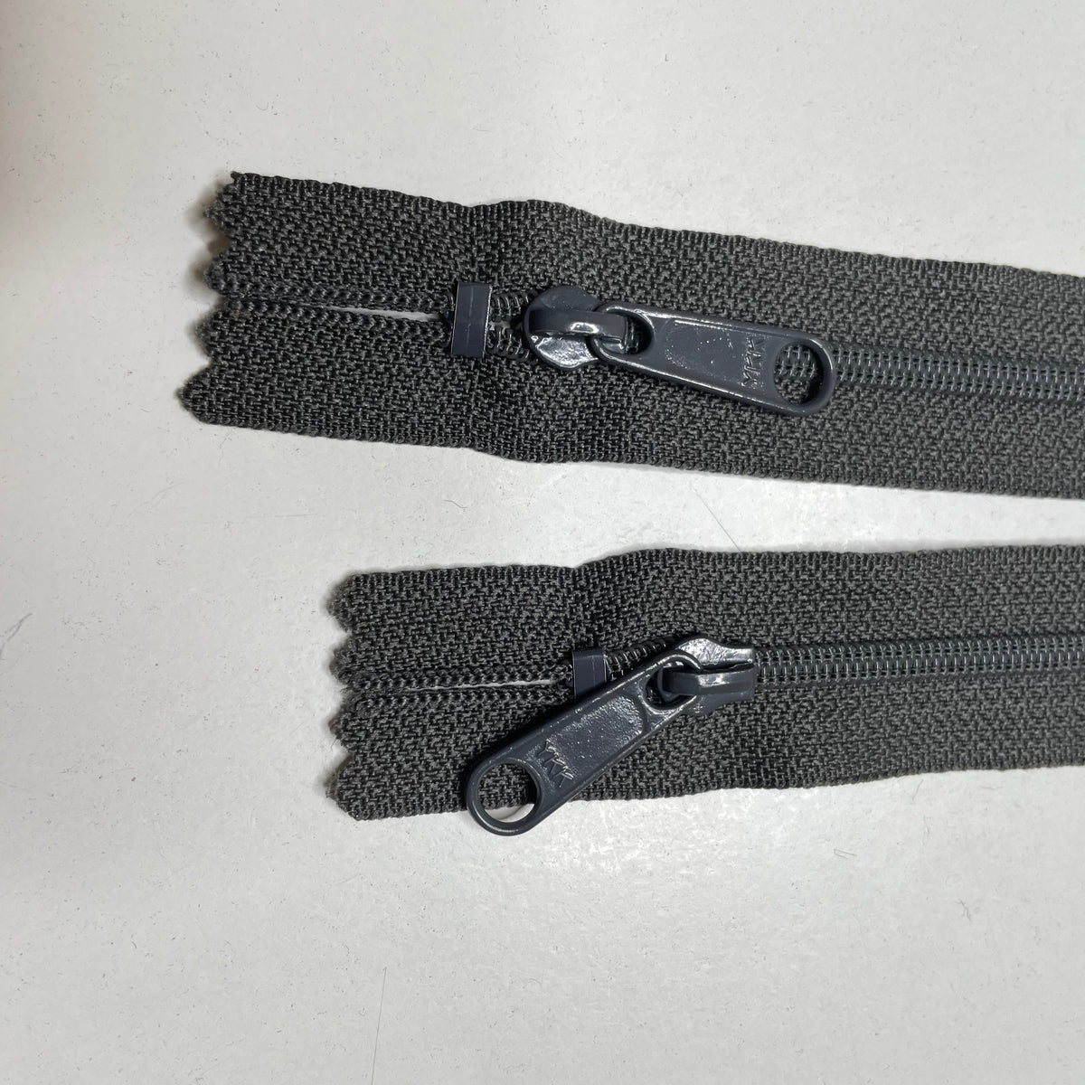 8" YKK Coil Zipper - Closed End - Brown - 2 Pack (6758266110065)