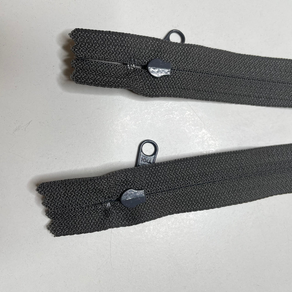 8" YKK Coil Zipper - Closed End - Brown - 2 Pack (6758266110065)