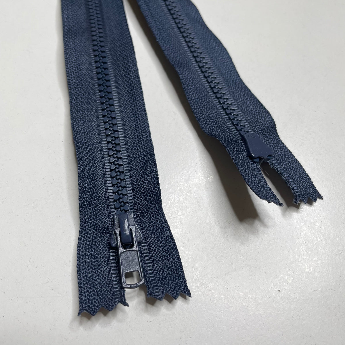 7" YKK Coil Zipper - Closed End - Navy - 2 Pack (6758269091953)