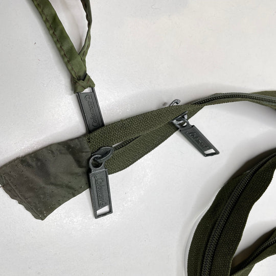 108" Coleman Tent Zipper - Coil Zipper - Two-Way Separating - Green (6812142862449)