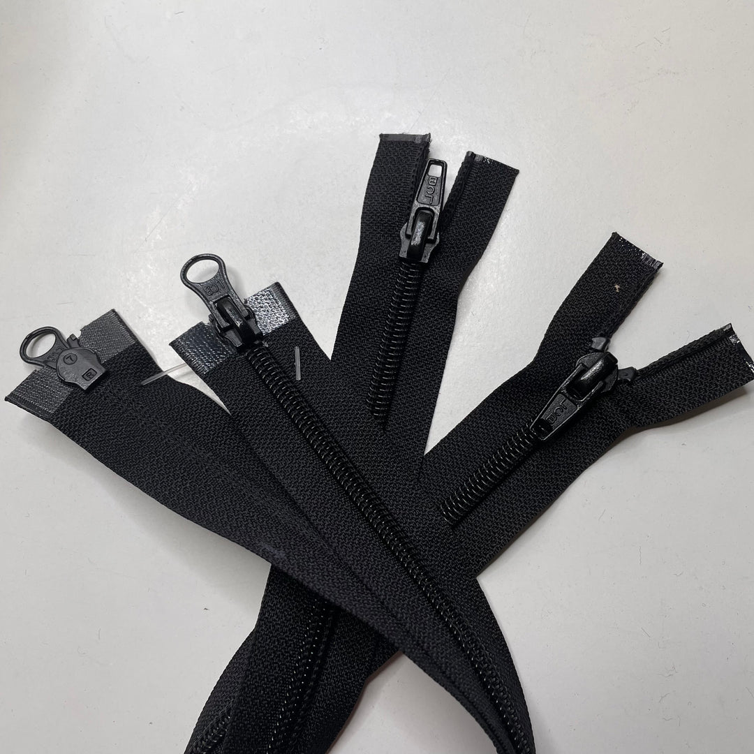 17.5" LCB Coil Zipper - Two-Way Separating - Black - 2 Pack