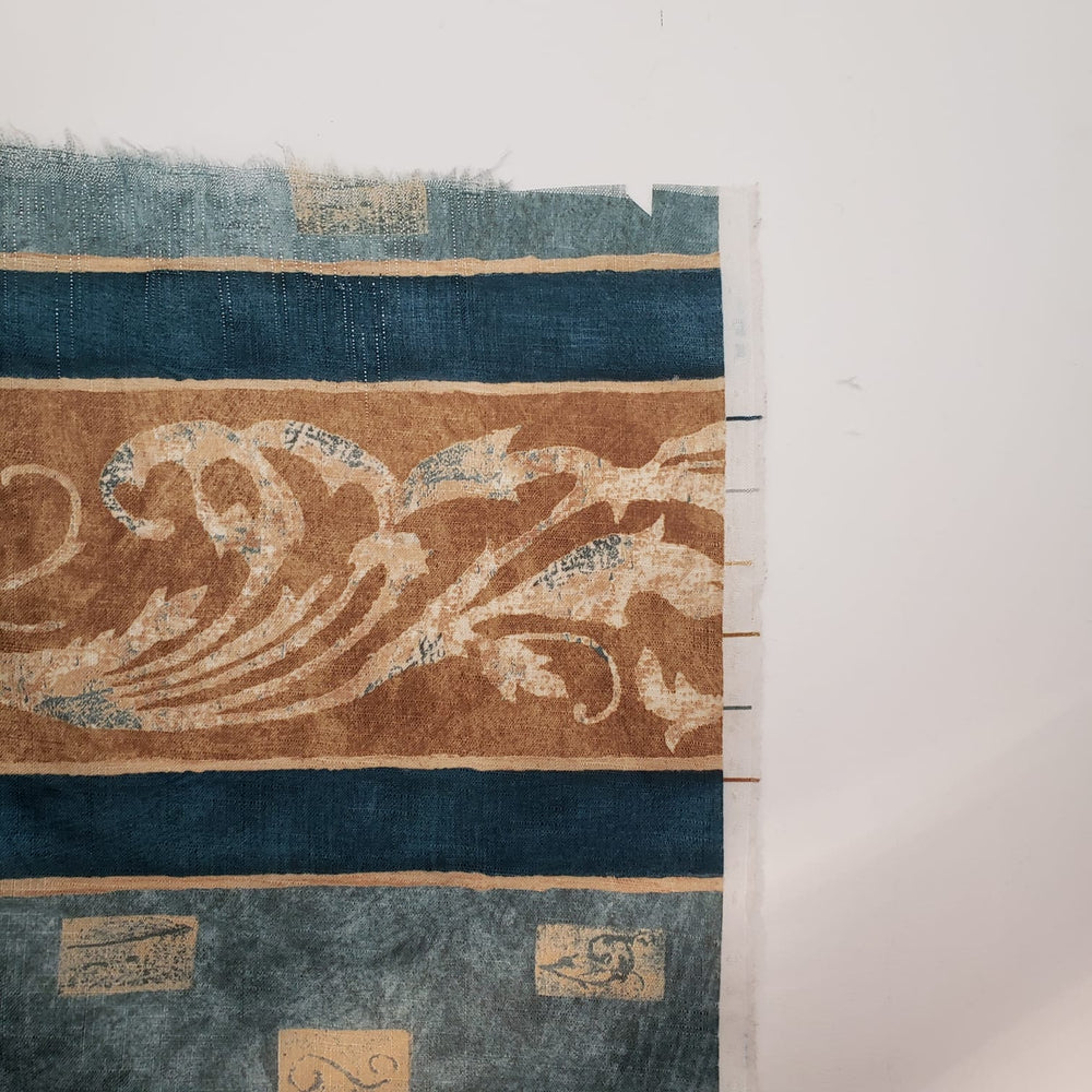 CoPoseidon's Drapes - Poly Woven Upholstery - Blue & Yellow - Bundles - FABCYCLE Deadstock and Sustainble Fabrics and Sewing Supplies (6538615816305)