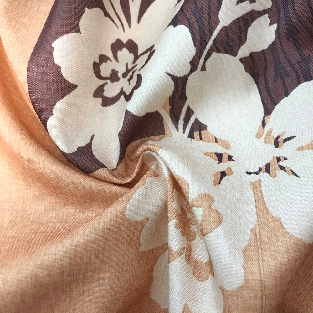 Botanical Sunset - Poly Woven Upholstery - 1/2 Meter - FABCYCLE Deadstock and Sustainble Fabrics and Sewing Supplies (4555393106033)