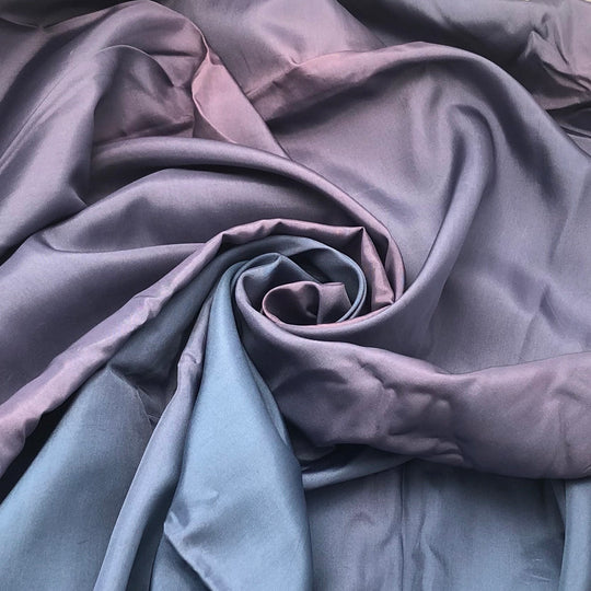 Selma’s Hair - Polyester Woven - Purple / Blue Gradient - 2.03M Bundle - FABCYCLE Deadstock and Sustainble Fabrics and Sewing Supplies (4585778839665)