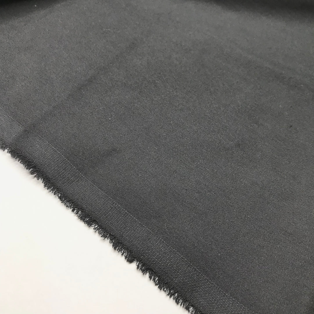 Serious Shorts - Brushed Natural Woven - Black - 1.6M Bundle - FABCYCLE Deadstock and Sustainble Fabrics and Sewing Supplies (6600918892657)