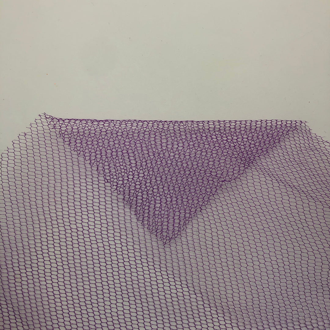 Orchid Honeycomb - Polyester Mesh Woven - Neon Purple - 2.5M Bundle - FABCYCLE Deadstock and Sustainble Fabrics and Sewing Supplies (4642015445105)