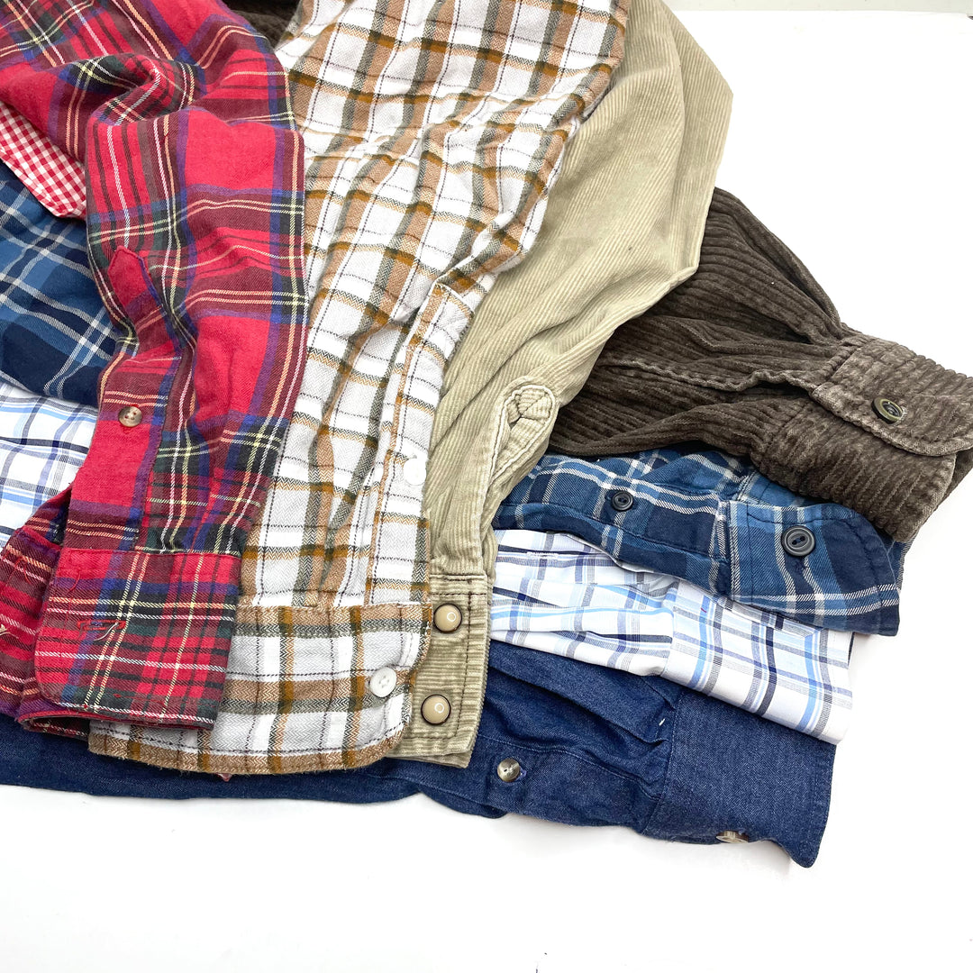 Shirt Sleeve Scraps - Assorted - Per Pound - FABCYCLE Deadstock and Sustainble Fabrics and Sewing Supplies (6769540530289)