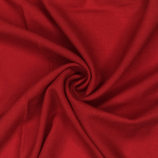 Party Balloons - Wool Crepe Woven - Red - 2.00M Bundle - FABCYCLE Deadstock and Sustainble Fabrics and Sewing Supplies (4625356521585)