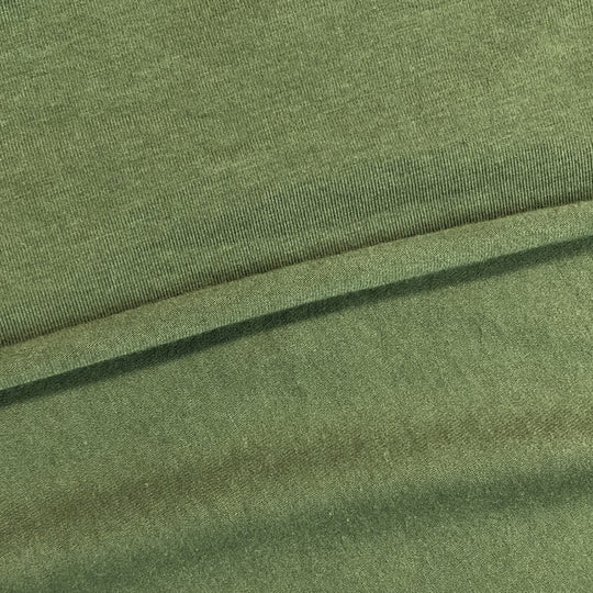Jade Roller - Bamboo Cotton Stretchy Jersey - Pistachio Green - 1/2 Meter - FABCYCLE Deadstock and Sustainble Fabrics and Sewing Supplies (4616029896817)