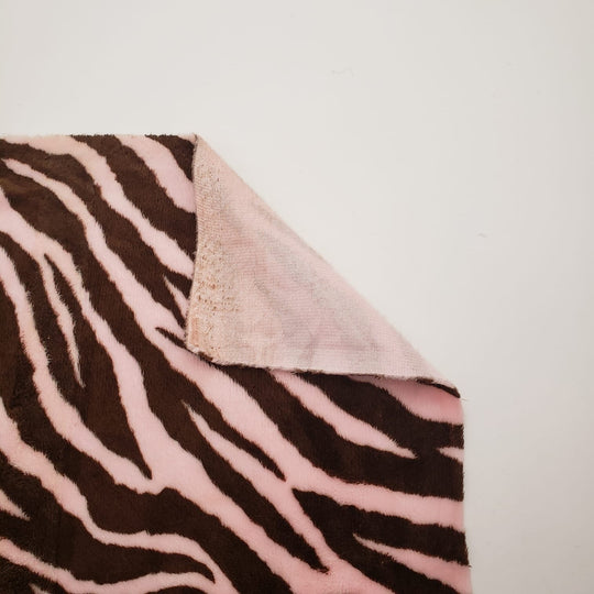 Sea of Zebras - Poly-Cotton Plush Woven - 1/2 Meter - FABCYCLE Deadstock and Sustainble Fabrics and Sewing Supplies (4563281641585)