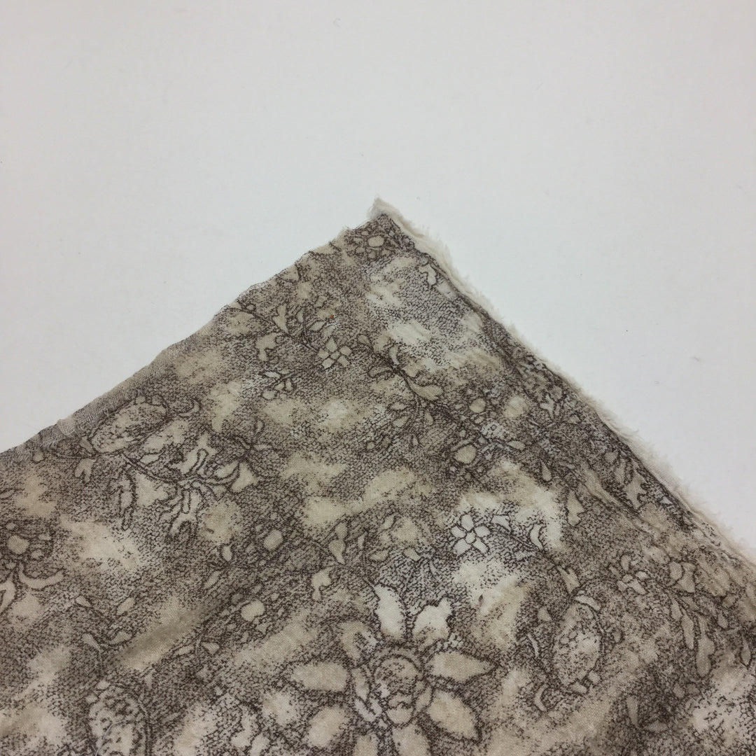Desert Flower - Woven - Brown &amp; Beige - 2.21M Bundle - FABCYCLE Deadstock and Sustainble Fabrics and Sewing Supplies (4582445121649)