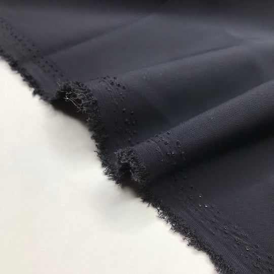 Charcoal Piece - Water Resistant Double Cloth Weave Nylon Woven - Black - 0.9M Bundle - FABCYCLE Deadstock and Sustainble Fabrics and Sewing Supplies (6589062316145)