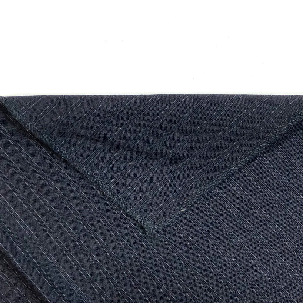 Little Guy - Wool Woven - Black / Silver  - 1.09M Bundle - FABCYCLE Deadstock and Sustainble Fabrics and Sewing Supplies (4607260196977)