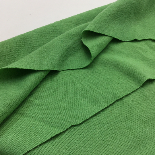 Ribbed Cotton Tubular Knit - Neon Green Slime - 1/2 Meter - FABCYCLE Deadstock and Sustainble Fabrics and Sewing Supplies (4581744869489)