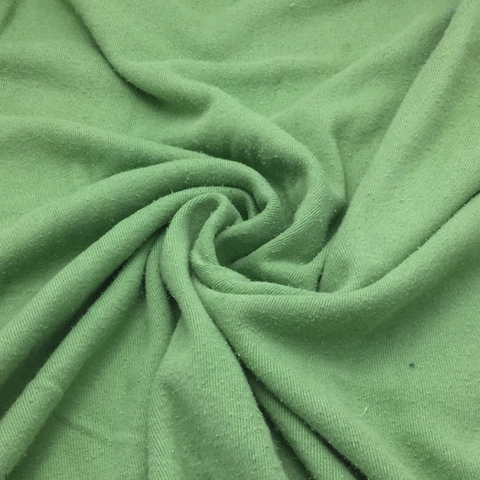 Ribbed Cotton Tubular Knit - Neon Green Slime - 1/2 Meter - FABCYCLE Deadstock and Sustainble Fabrics and Sewing Supplies (4581744869489)