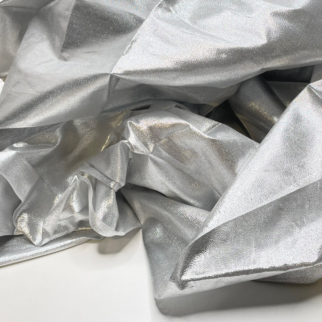 UB - Metal Man - Metallic Metal Woven - Silver - 3.7M Bundle - FABCYCLE Deadstock and Sustainble Fabrics and Sewing Supplies (6785705148529)