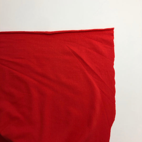 Sour Cherry - Rayon Lycra Blend - Bright Red - 0.90M Bundle - FABCYCLE Deadstock and Sustainble Fabrics and Sewing Supplies (4600053104753)