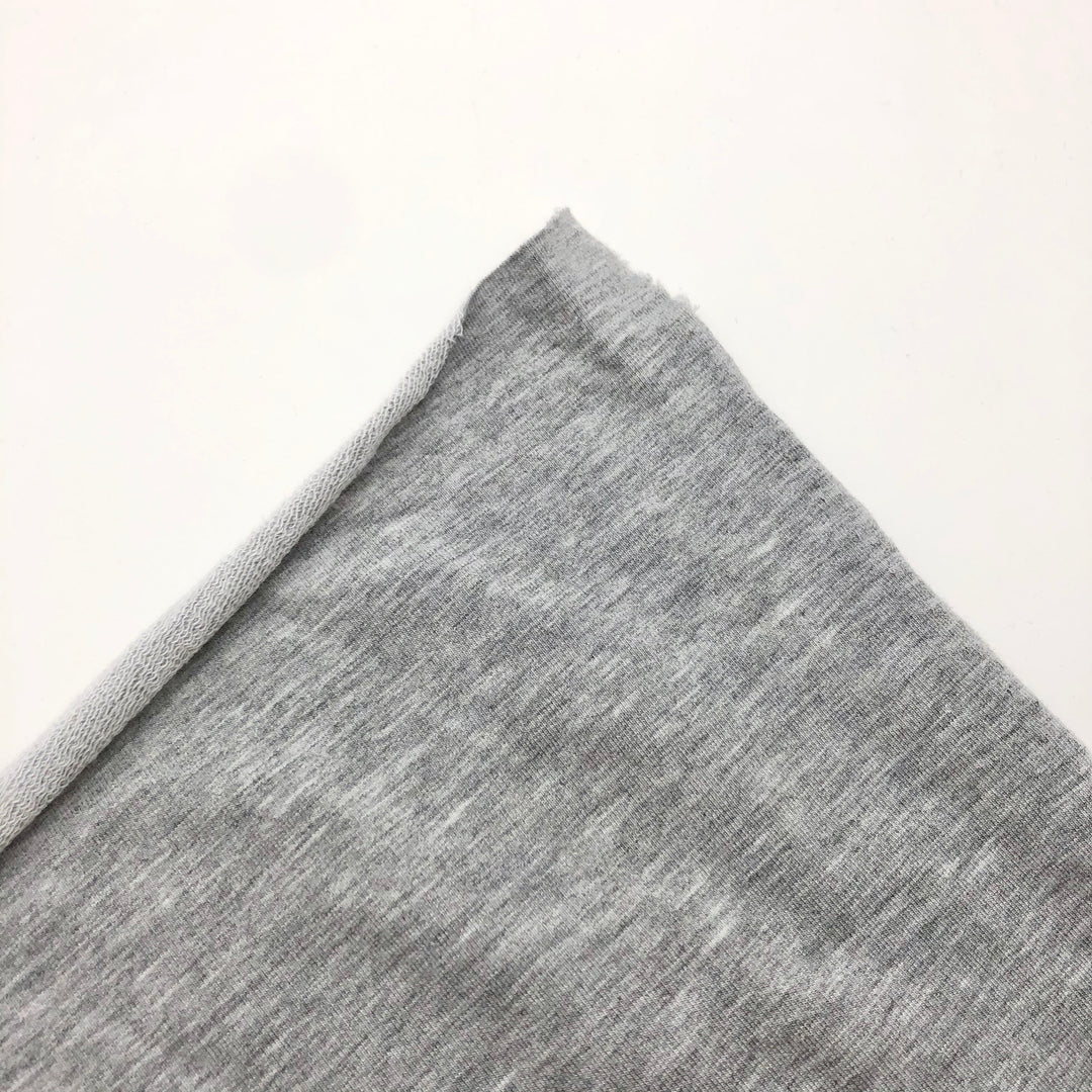 Casual Jogger - Bamboo Terry Knit - Light Grey - 1/2 Meter &amp; Bundle - FABCYCLE Deadstock and Sustainble Fabrics and Sewing Supplies (4590918566001)