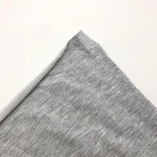 Casual Jogger - Bamboo Terry Knit - Light Grey - 1/2 Meter &amp; Bundle - FABCYCLE Deadstock and Sustainble Fabrics and Sewing Supplies (4590918566001)