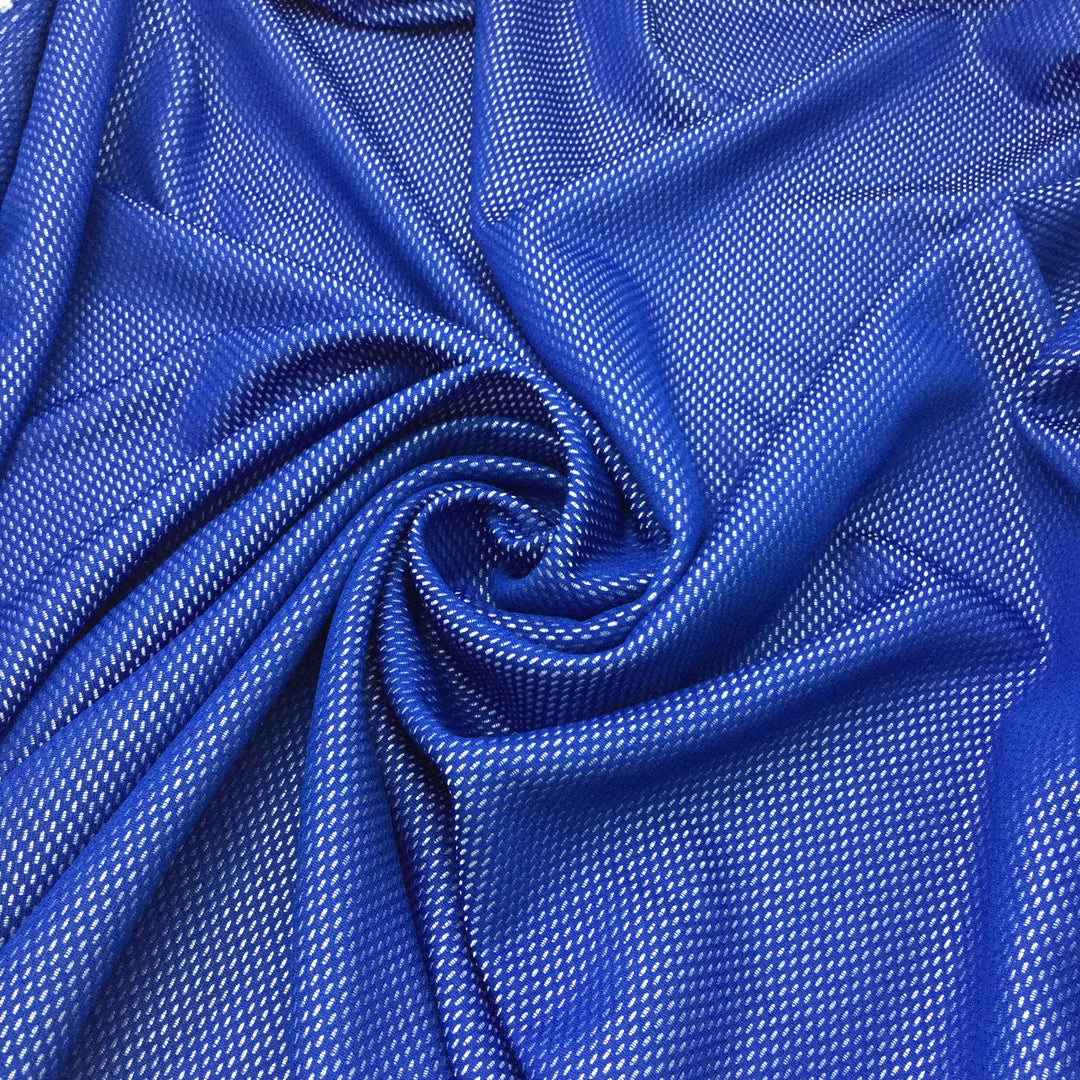 Baseball Blue - Knit - Blue / White - 2.08M Bundle - FABCYCLE Deadstock and Sustainble Fabrics and Sewing Supplies (4581814861937)