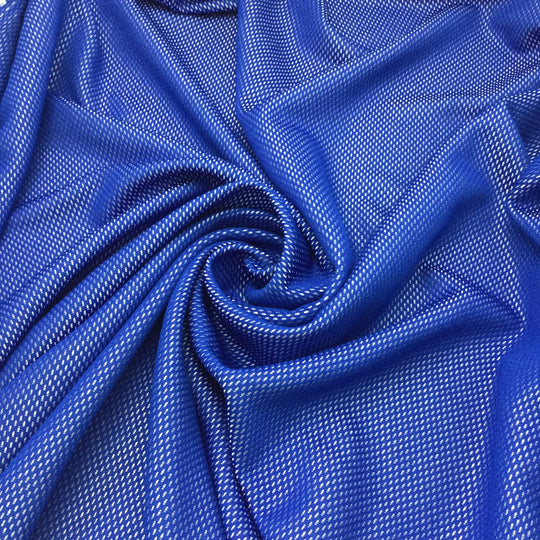 Baseball Blue - Knit - Blue / White - 2.08M Bundle - FABCYCLE Deadstock and Sustainble Fabrics and Sewing Supplies (4581814861937)