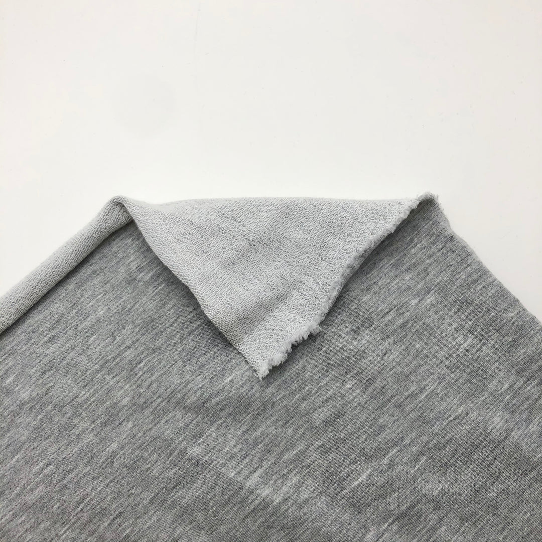 Casual Jogger - Bamboo Terry Knit - Light Grey - 1/2 Meter &amp; Bundle - FABCYCLE Deadstock and Sustainble Fabrics and Sewing Supplies (4590918566001)