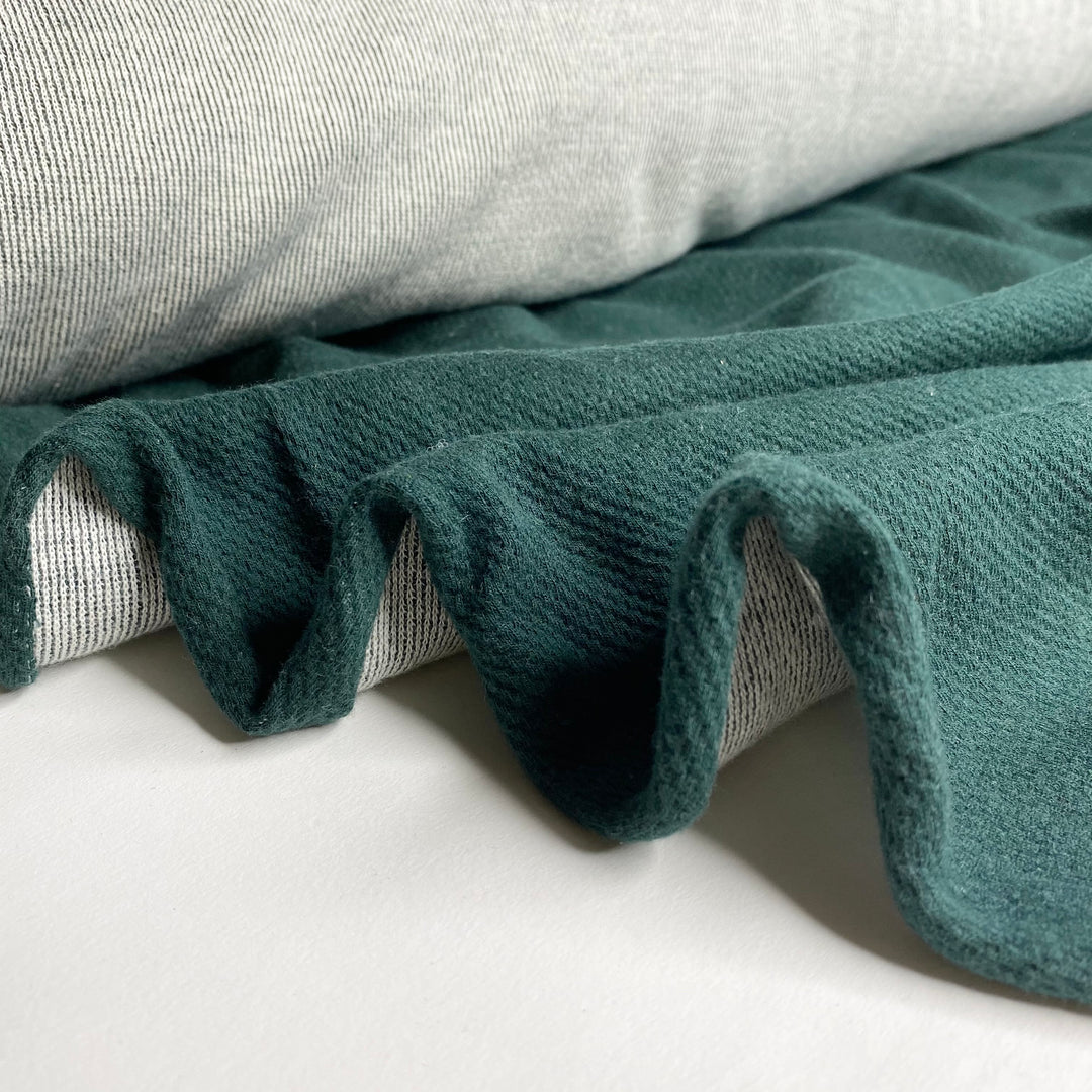 Greener Pastures - Cotton Blend Knit - Green/White - 2.7M Bundle - FABCYCLE Deadstock and Sustainble Fabrics and Sewing Supplies (6561085751409)