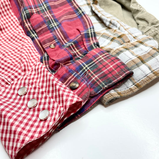 Shirt Sleeve Scraps - Assorted - Per Pound - FABCYCLE Deadstock and Sustainble Fabrics and Sewing Supplies (6769540530289)
