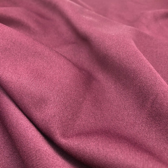 Mercury Maroon - Poly Knit Jersey - Dark Red - 2.3M Bundle - FABCYCLE Deadstock and Sustainble Fabrics and Sewing Supplies (4569845530737)