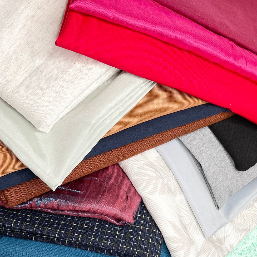 Small Bundle Mystery Pack - FABCYCLE Deadstock and Sustainble Fabrics and Sewing Supplies (6722253357169)