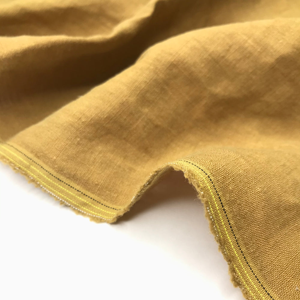Gardening Pants - Linen Woven - Yellow - 0.65M Bundle - FABCYCLE Deadstock and Sustainble Fabrics and Sewing Supplies (6577727963249)